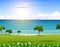 Nature beach background for you design