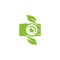 Nature Camera logo design vector template, Camera Photography logo concepts
