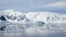Nature, climate change, and changing weather. Antarctica. Majestic Landscape. Arctic Extreme Nature Mountain Beauty