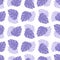 Nature exotic seamless pattern with doodle purple monstera leaf silhouettes. Isolated backdrop