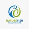 Nature fish logo design