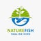 Nature fish logo design