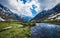 Nature between Geiranger and Stryn, Norway