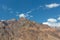 The nature and the high mountains on the way to the Andes mountain range, Mendoza, Argentina.