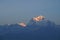 Nature himalaya rang mountain view of closeup Mt. Dhaulagiri massif.Dhaulagiri I is the seventh highest mountain in the world