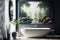 Nature-Inspired Bath Havens: Self-Care and Wellness Vanities. Generative AI