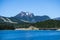 Nature on keechelus lake near snoqualme pass washington state