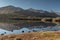 Nature landscape,Connemara, Ireland, Lough Inagh, Lakes with blue water, mountains in the background