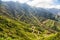 Nature landscape with mountains and road