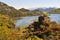 Nature landscape on Skadar lake