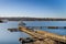 Nature landscapes of Lake Washington with long exposure shot.