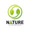 Nature Leaf Green Logo Design Concepts. Environment Logo Template Vector. Icon Symbol