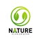 Nature Leaf Green Logo Design Concepts. Environment Logo Template Vector. Icon Symbol