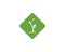 Nature leaf icon and symbol vector illustration for web app