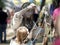 A nature loving fairy performes at the annual Bristol Renaissance Faire