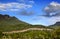 Nature of Mauritius. Wood and mountains