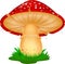 Nature Mushroom cartoon