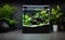 Nature Nano Aquarium with delicate details in living room