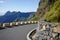 Nature near Masca Village, Tenerife, narrow road