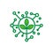 Nature Network Logo Icon Design