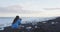 Nature Photography - Woman photographing landscape on Iceland Diamond Beach