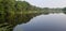 Nature pond peaceful scenery