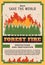 Nature protection, forest fire fighting