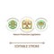 Nature protection legislation concept icon