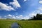 Nature river and clouds