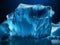 Nature\\\'s Arctic Jewel: Stunning Blue Ice Landscape