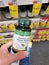 Nature`s Bounty brand Anxiety & Stress relief tablets bottle with store shelves