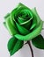 Nature\\\'s Delight: Vibrant Green Paper Rose for Sale
