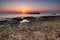 Nature\\\'s Elegance: Coastal Pools and the First Light of Day in Crete