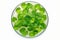 Nature\\\'s Elixir: Close-up of Centella Asiatica Leaves with Raindrop (AI Generated)