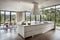 Nature\\\'s Embrace - Modern Kitchen Room White Furniture in a Swiss Inspired Retreat