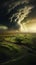 Nature\\\'s Fury: The Ravaging Beauty of Flooded Green Fields