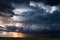 Nature\\\'s Fury Unleashed: A Captivating Image of Powerful Storm Clouds Brewing