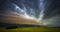 Nature's Fury Unleashed. Epic Supercell Storm Timelapse. Mesocyclone supercell storm captured in Lithuania Europe