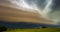 Nature's Fury Unleashed. Epic Supercell Storm Timelapse. Mesocyclone supercell storm captured in Lithuania Europe