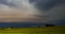 Nature's Fury Unleashed. Epic Supercell Storm Timelapse. Mesocyclone supercell storm captured in Lithuania Europe