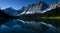 Nature\\\'s Grandeur: A Breathtaking Landscape of Mountains and Lakes