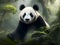 Nature\\\'s Harmony: Tranquil Panda Print