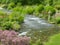 Nature\\\'s Haven: Captivating River Flowing Through the Picturesque Garden