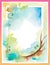 Nature\\\'s Masterpiece. Nature Landscape and Trees Designed with Visual Watercolor.