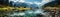 Nature\\\'s Panorama: The Alpine Oasis, ultra-wide