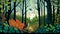 Nature\\\'s Rebirth: A New Forest Emerges, Made with Generative AI