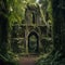 Nature\\\'s Reclamation: Enchanting Ruins and the Portal of Mystery