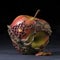Nature\\\'s Transformation: Visualizing the Texture of a Rotten Apple. Generative AI