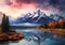 Nature\\\'s Utopia: A Breathtaking Autumn Landscape in Wyoming\\\'s Hi