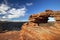 Nature\'s Window natural rock arch in Kalbarri NP, Australia